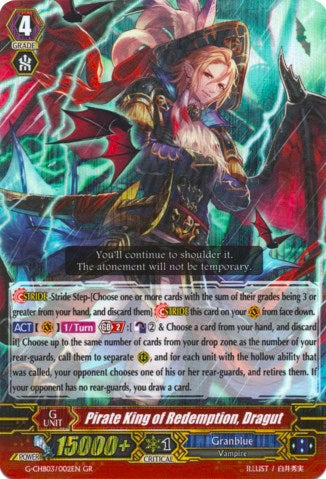 Image of Pirate King of Redemption, Dragut (G-CHB03/002EN) [Rummy Labyrinth Under the Moonlight]