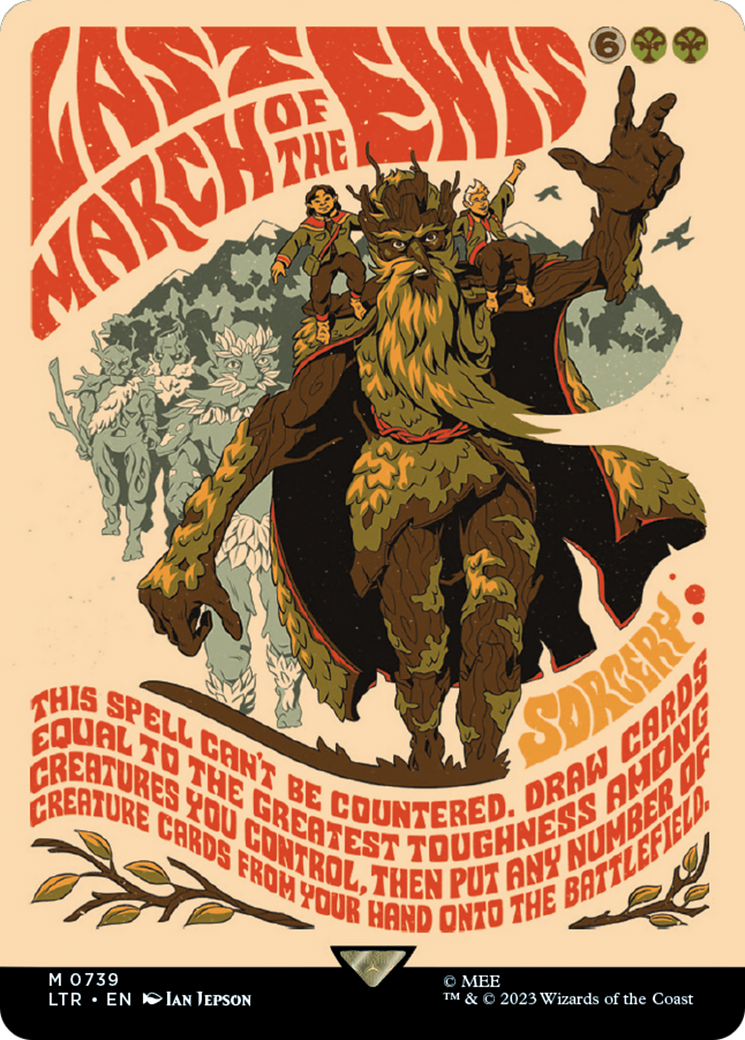 Image of Last March of the Ents (Borderless Poster) [The Lord of the Rings: Tales of Middle-Earth]