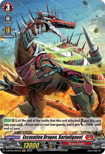 Image of Excavation Dragon, Bariodigneel (D-BT05/H04EN) [Triumphant Return of the Brave Heroes]