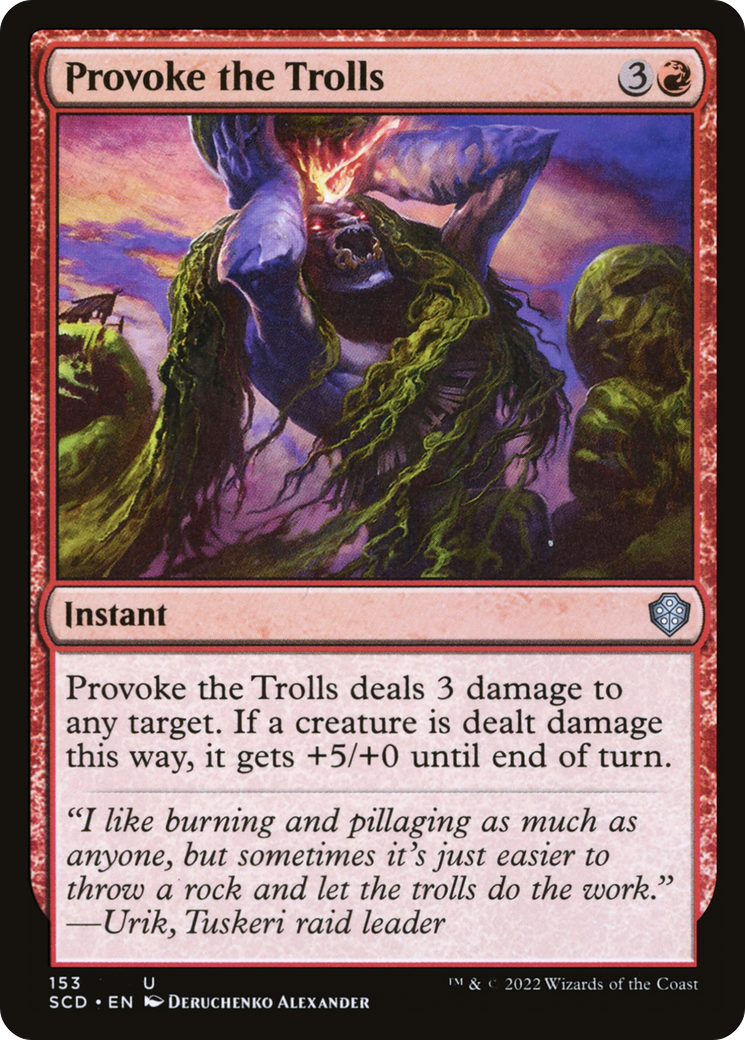 Image of Provoke the Trolls [Starter Commander Decks]