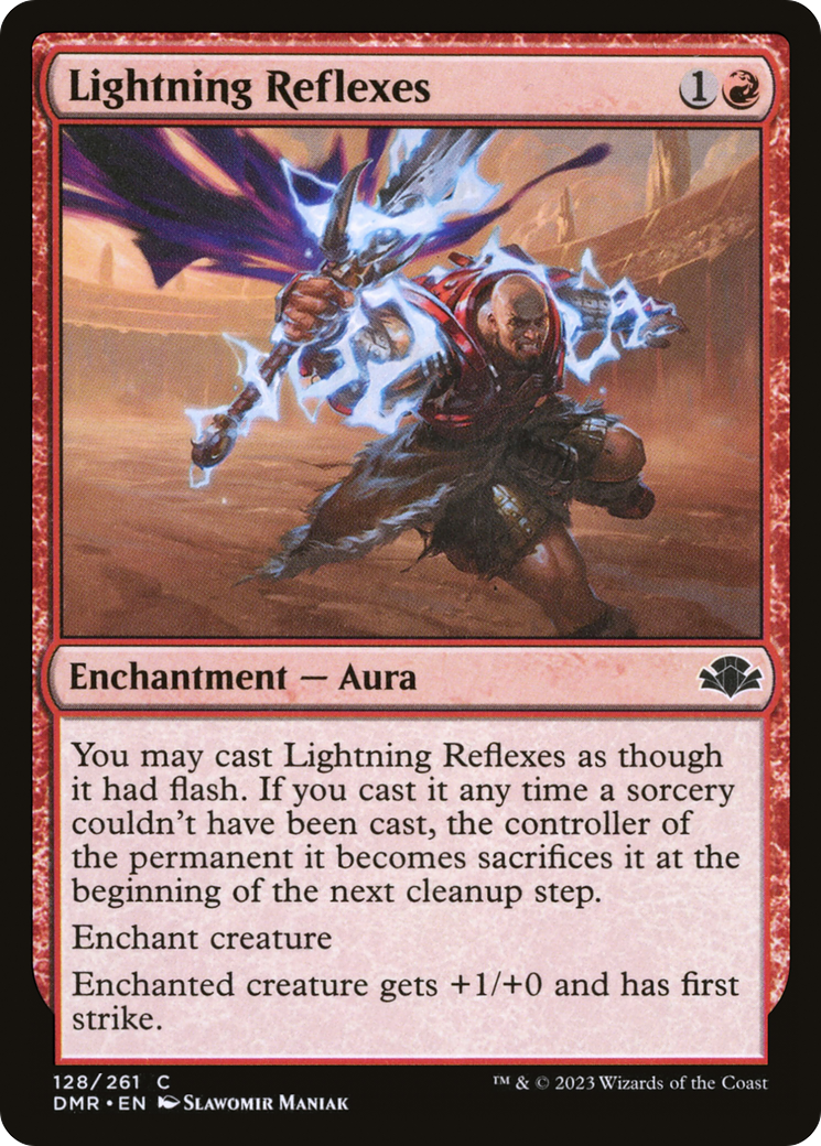 Image of Lightning Reflexes [Dominaria Remastered]