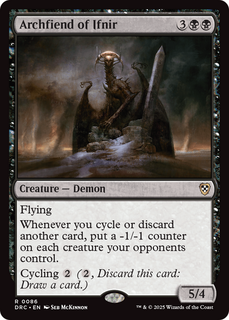 Image of Archfiend of Ifnir [Aetherdrift Commander]