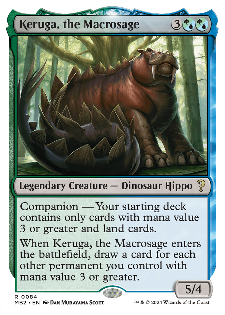 Image of Keruga, the Macrosage (White Border) [Mystery Booster 2]