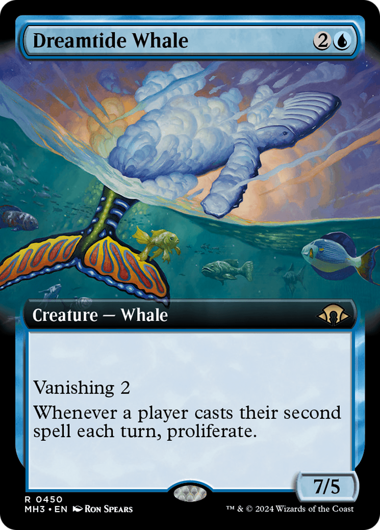 Image of Dreamtide Whale (Extended Art) [Modern Horizons 3]