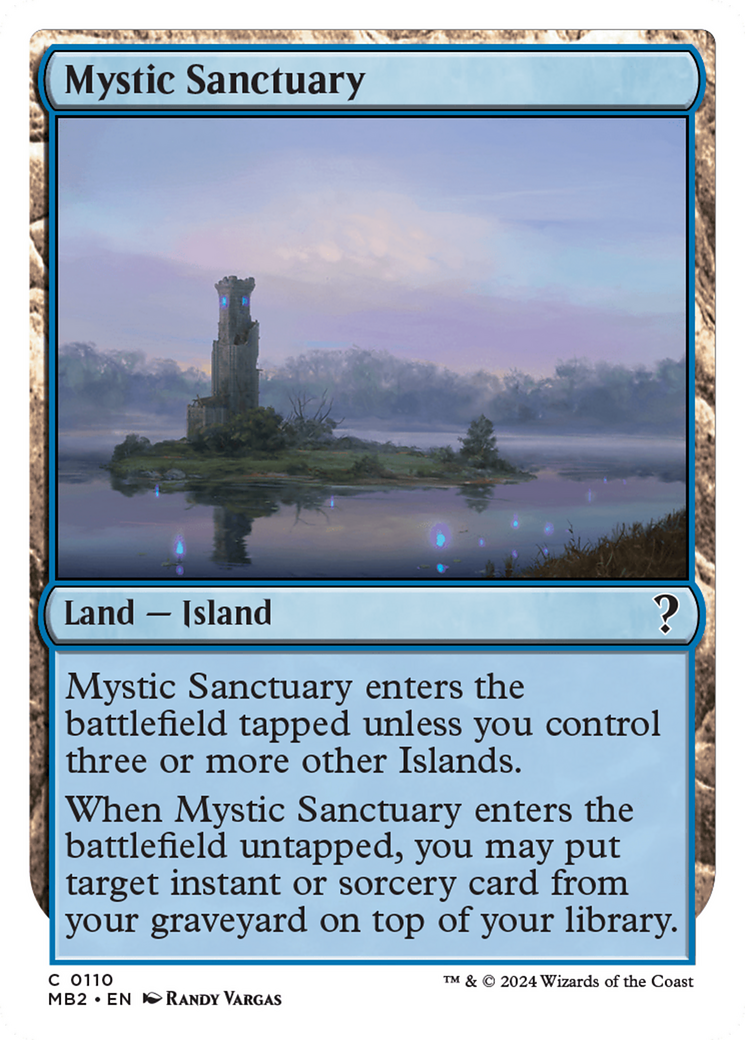 Image of Mystic Sanctuary (White Border) [Mystery Booster 2]