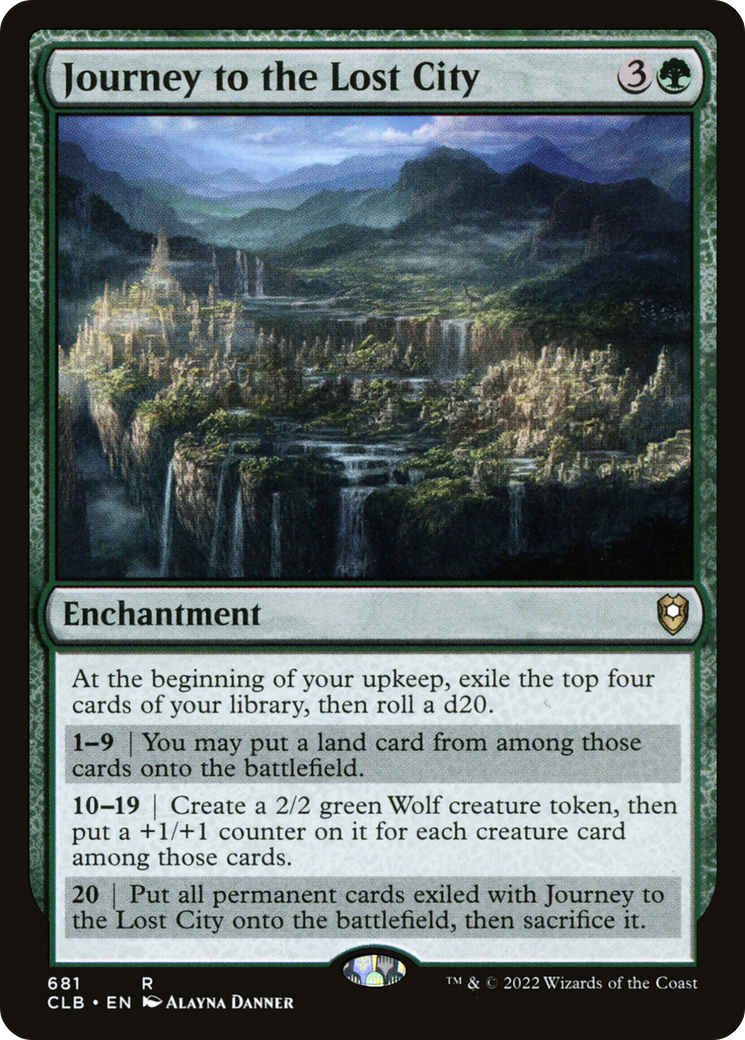 Image of Journey to the Lost City [Commander Legends: Battle for Baldur's Gate]