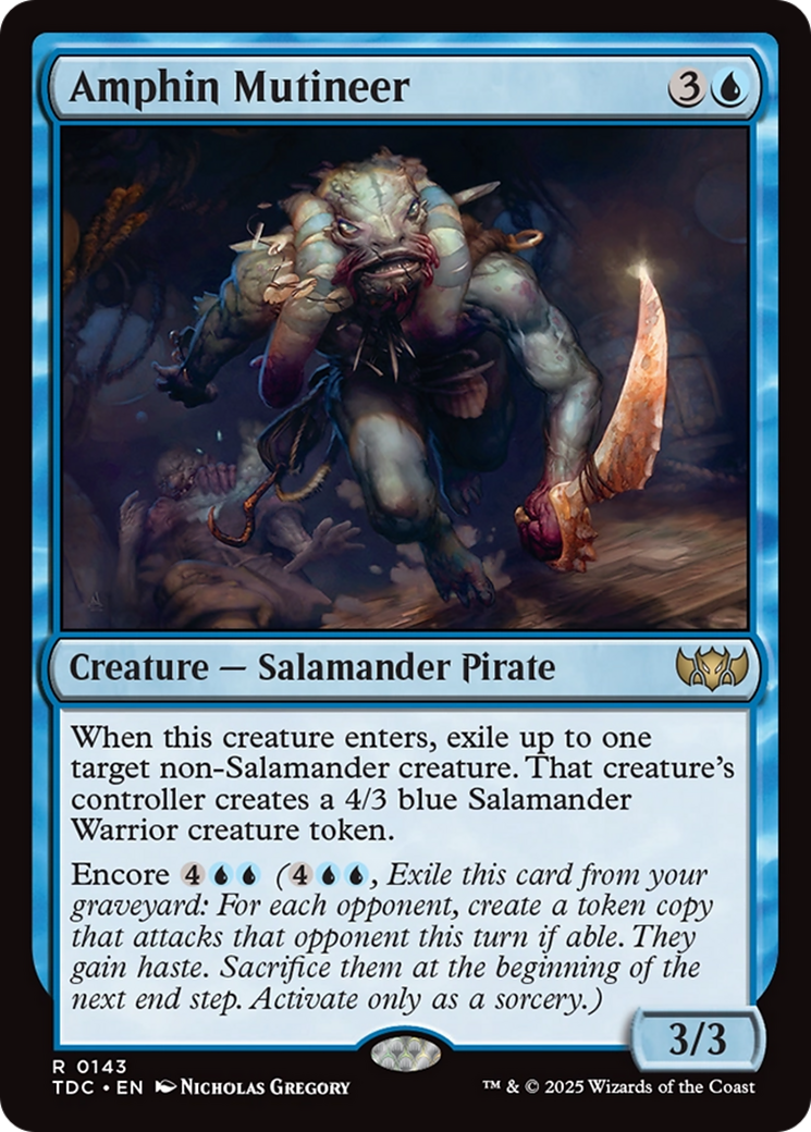Image of Amphin Mutineer [Tarkir: Dragonstorm Commander]