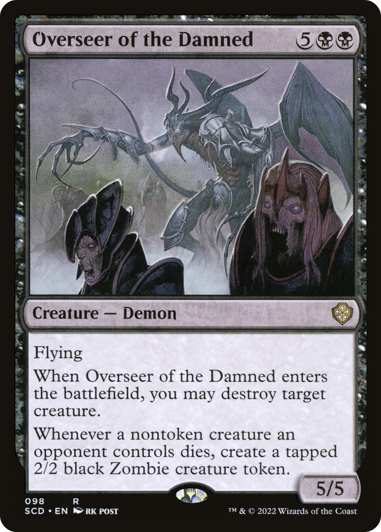 Image of Overseer of the Damned [Starter Commander Decks]