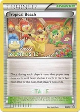 Image of Tropical Beach (BW50) (Staff) [Black & White: Black Star Promos]