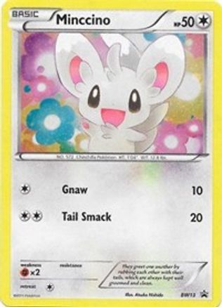Image of Minccino (BW13) (Cracked Ice Holo) [Black & White: Black Star Promos]