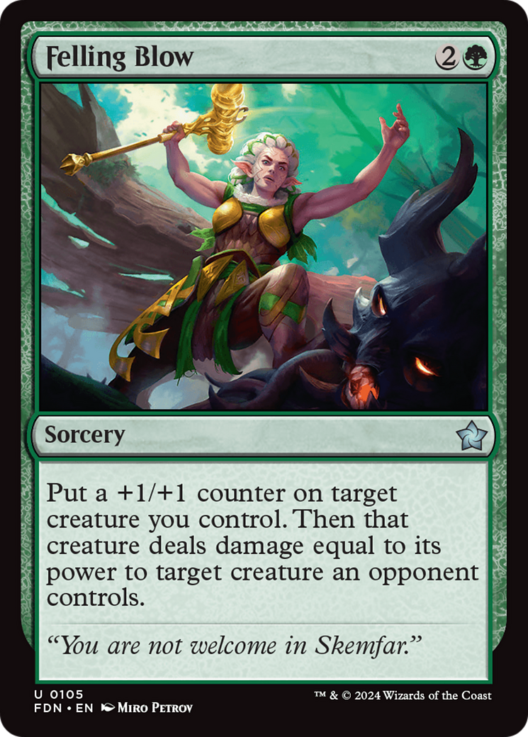 Image of Felling Blow [Foundations]