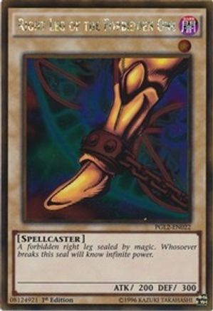 Image of Right Leg of the Forbidden One [PGL2-EN022] Gold Rare