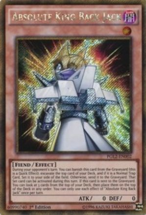 Image of Absolute King Back Jack [PGL2-EN002] Gold Secret Rare