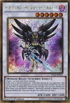 Image of Blackwing - Nothung the Starlight [PGL2-EN013] Gold Secret Rare