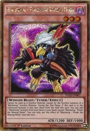 Image of Blackwing - Pinaki the Waxing Moon [PGL2-EN007] Gold Secret Rare