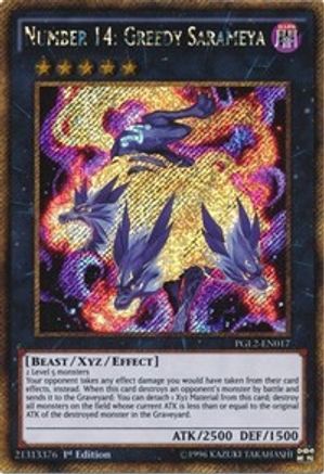 Image of Number 14: Greedy Sarameya [PGL2-EN017] Gold Secret Rare