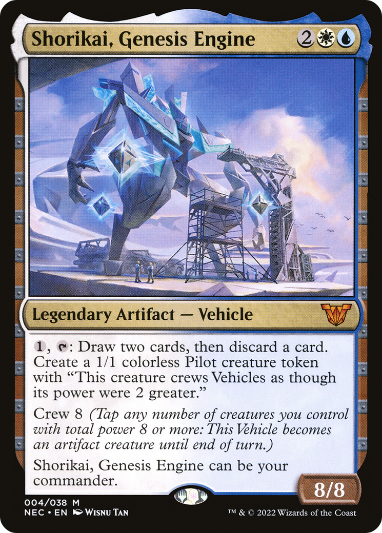 Image of Shorikai, Genesis Engine [Kamigawa: Neon Dynasty Commander]