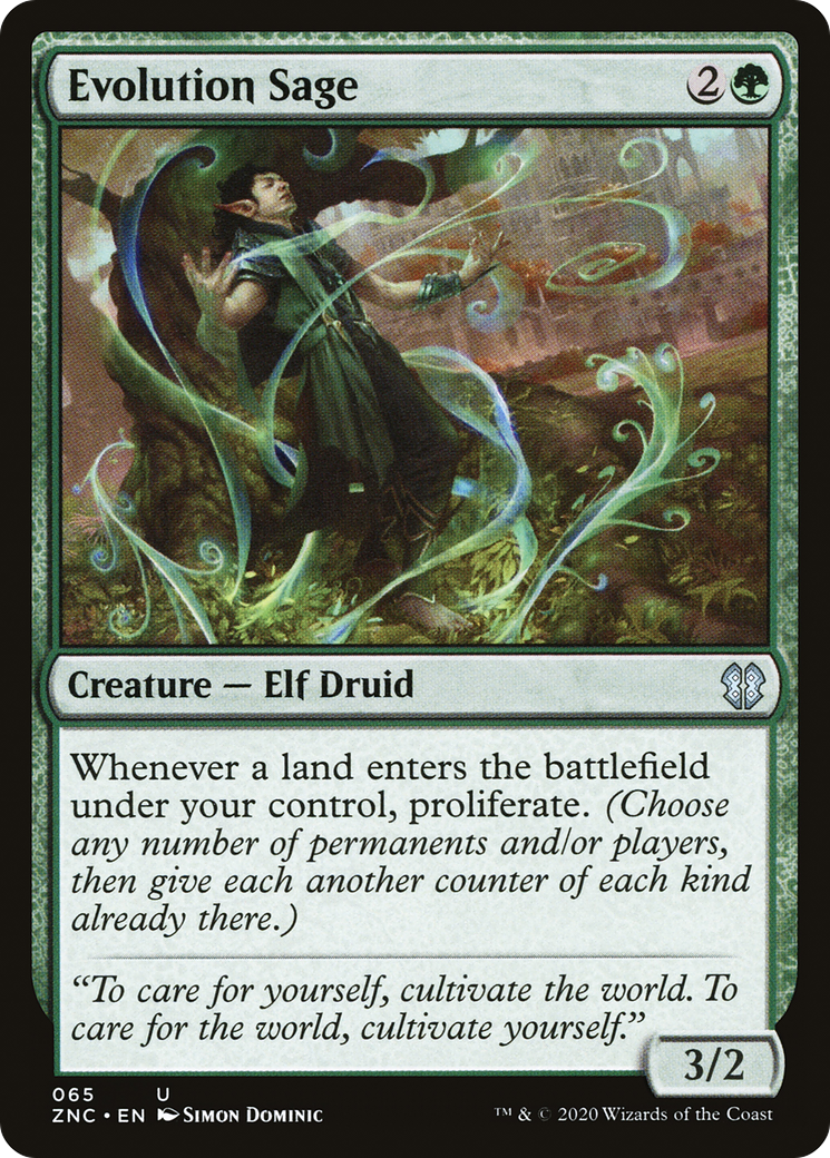 Image of Evolution Sage [Zendikar Rising Commander]