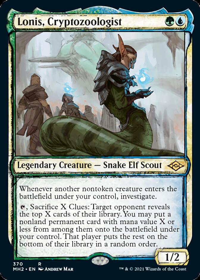 Image of Lonis, Cryptozoologist (Sketch) [Modern Horizons 2]