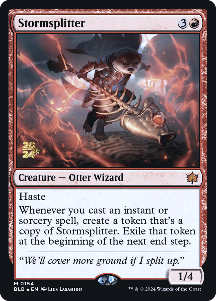 Image of Stormsplitter [Bloomburrow Prerelease Promos]