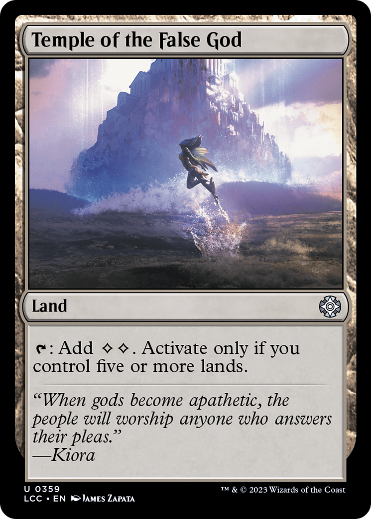 Image of Temple of the False God [The Lost Caverns of Ixalan Commander]