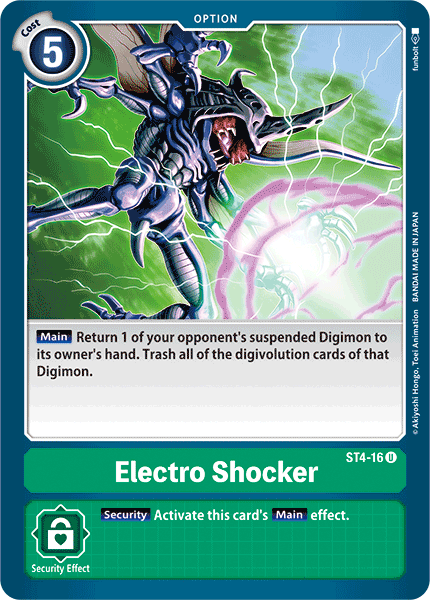 Image of Electro Shocker [ST4-16] [Starter Deck: Giga Green]