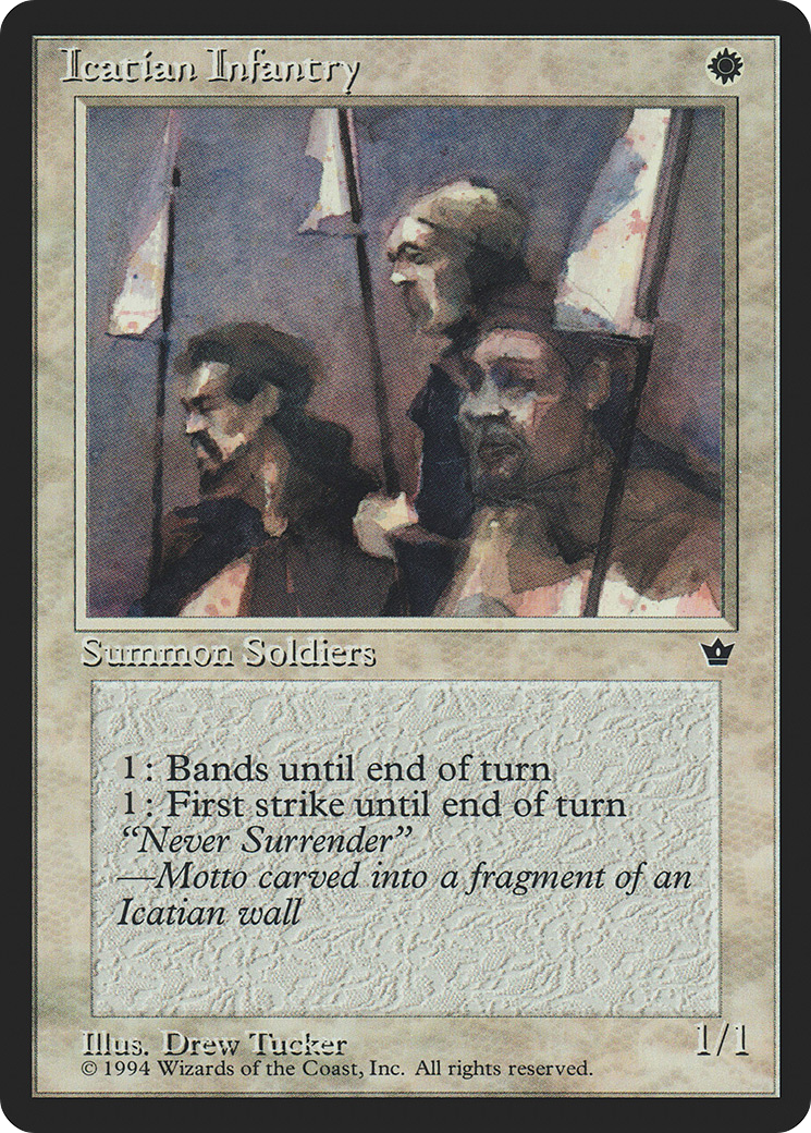Image of Icatian Infantry (Drew Tucker) [Fallen Empires]