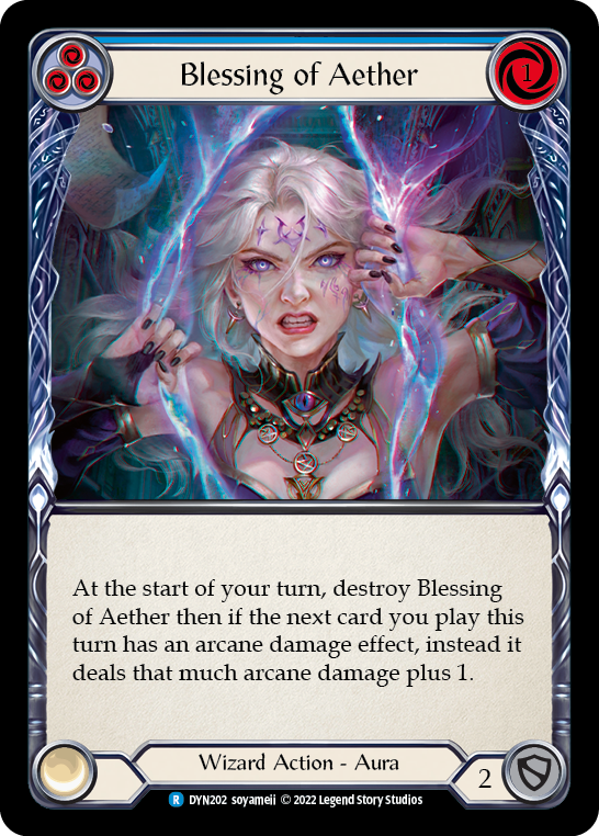 Image of Blessing of Aether (Blue) [DYN202] (Dynasty)