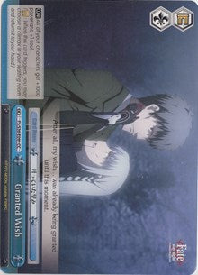 Image of Granted Wish (FS/S36-E099 CC) [Fate/Stay Night [Unlimited Blade Works] Vol. II]