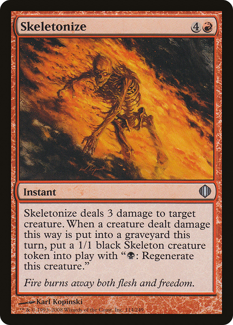 Image of Skeletonize [Shards of Alara]