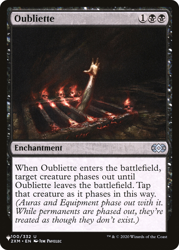 Image of Oubliette [The List]