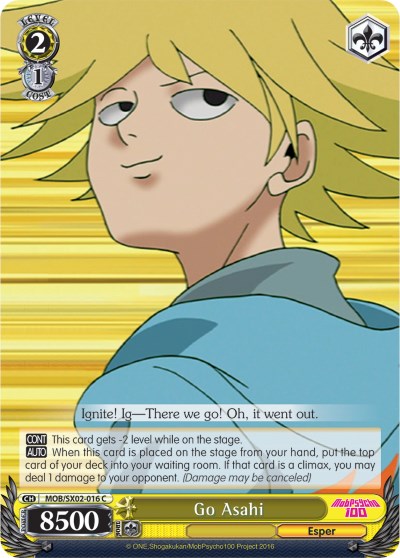 Image of Go Asahi (MOB/SX02-016 C) [Mob Psycho 100]