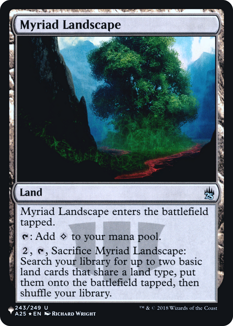 Image of Myriad Landscape [Secret Lair: Heads I Win, Tails You Lose]