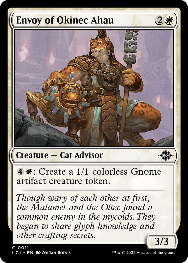 Image of Envoy of Okinec Ahau [The Lost Caverns of Ixalan]
