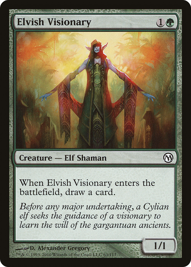 Image of Elvish Visionary [Duels of the Planeswalkers]
