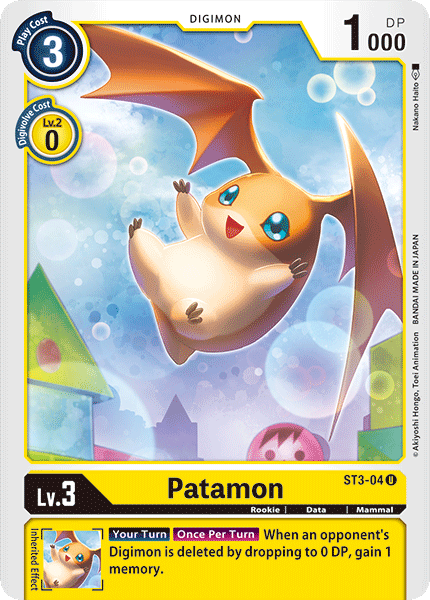 Image of Patamon [ST3-04] [Starter Deck: Heaven's Yellow]