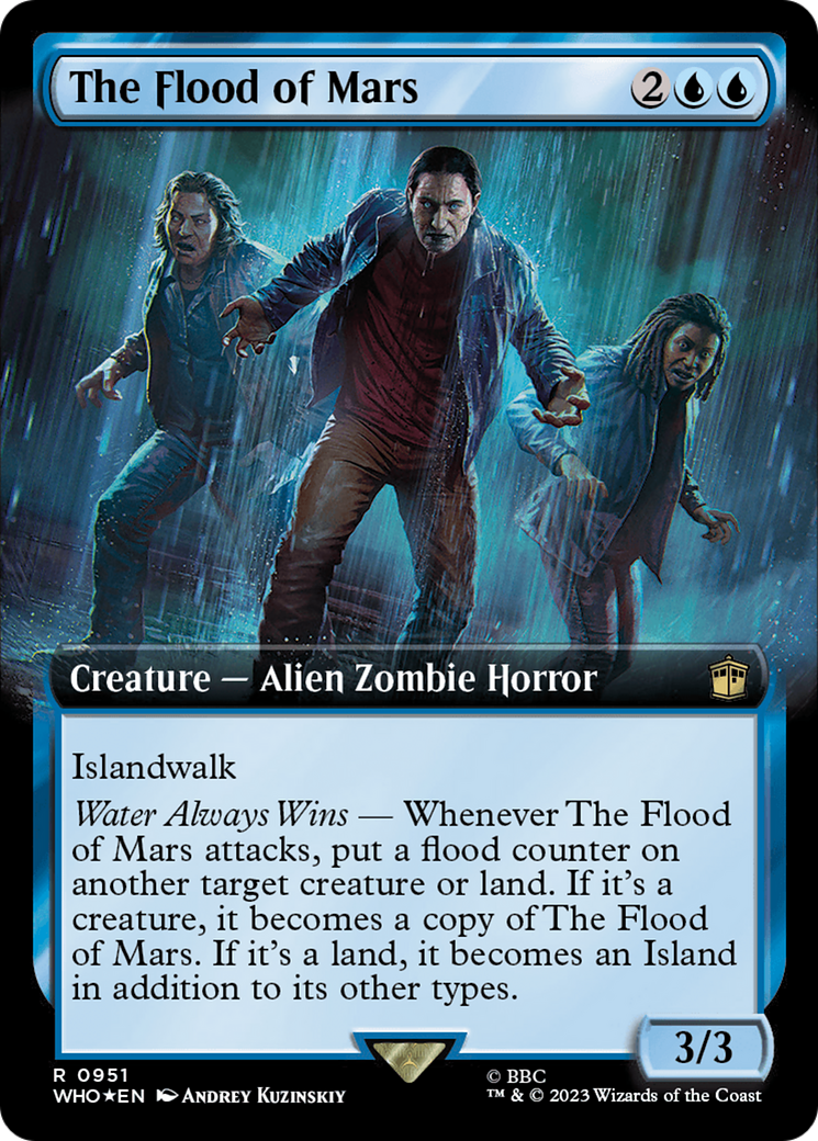 Image of The Flood of Mars (Extended Art) (Surge Foil) [Doctor Who]