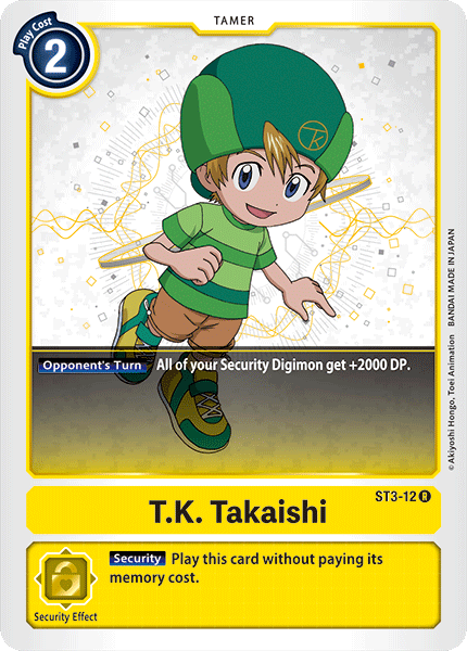 Image of T.K. Takaishi [ST3-12] [Starter Deck: Heaven's Yellow]