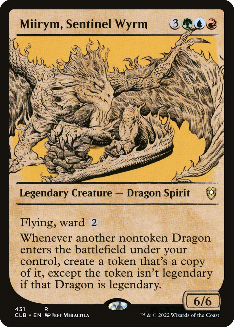 Image of Miirym, Sentinel Wyrm (Showcase) [Commander Legends: Battle for Baldur's Gate]