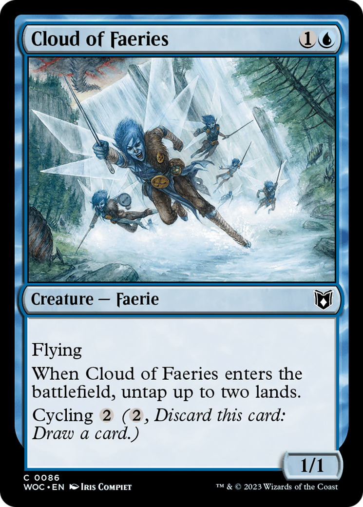 Image of Cloud of Faeries [Wilds of Eldraine Commander]