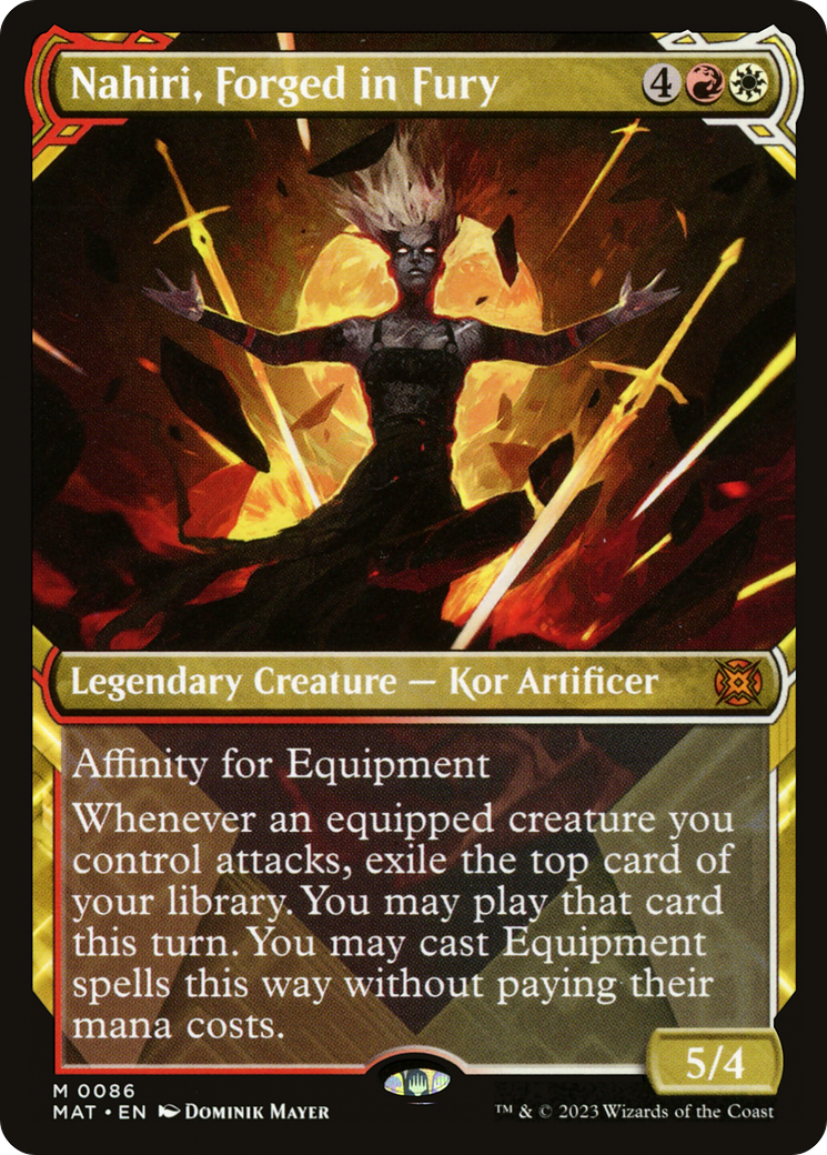 Image of Nahiri, Forged in Fury (Showcase) [March of the Machine: The Aftermath]