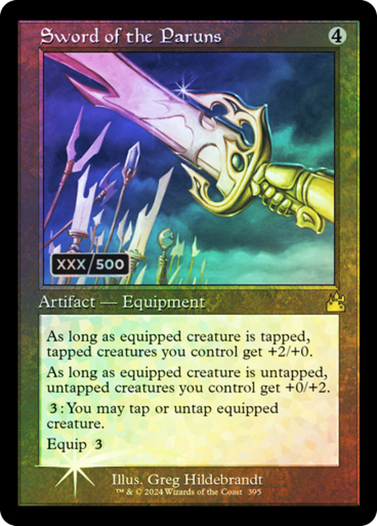 Image of Sword of the Paruns (Retro) (Serialized) [Ravnica Remastered]