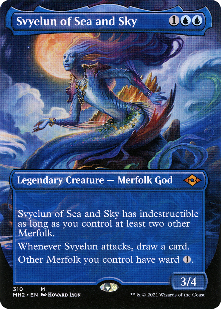 Image of Svyelun of Sea and Sky (Borderless Alternate Art) [Modern Horizons 2]