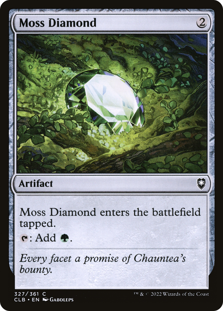 Image of Moss Diamond [Commander Legends: Battle for Baldur's Gate]
