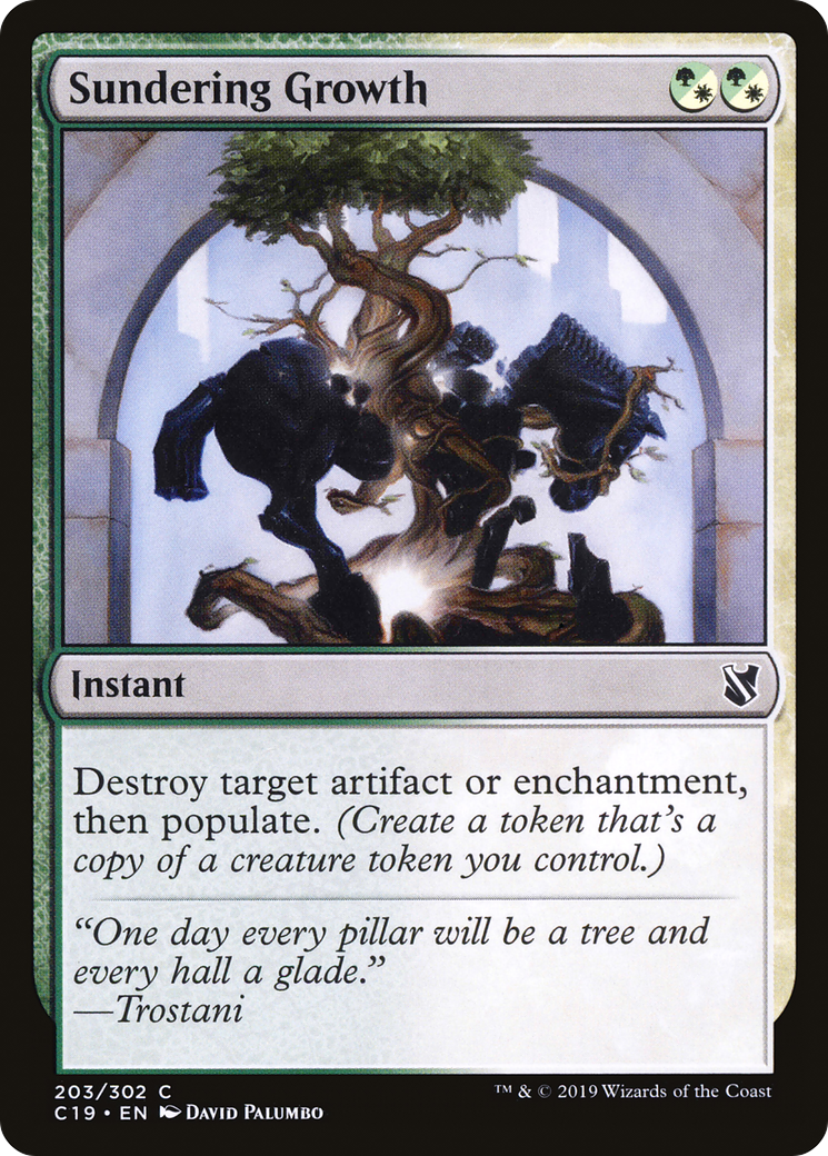 Image of Sundering Growth [Commander 2019]