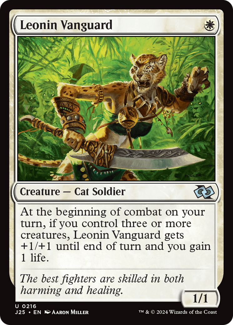 Image of Leonin Vanguard [Foundations Jumpstart]