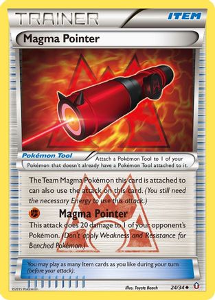 Image of Magma Pointer (24/34) [XY: Double Crisis]