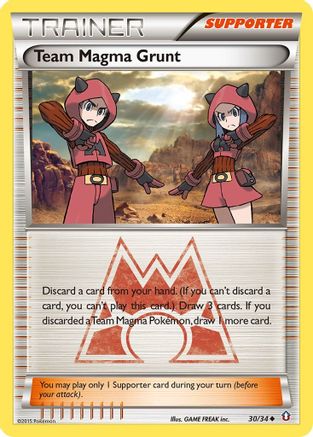 Image of Team Magma Grunt (30/34) [XY: Double Crisis]