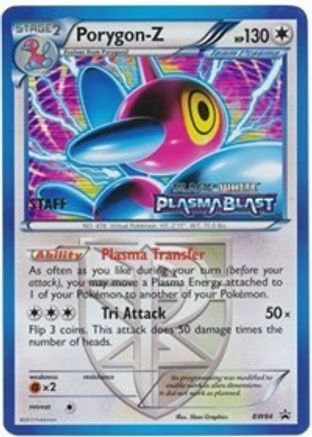 Image of Porygon Z (BW84) (Team Plasma) (Staff Prerelease Promo) [Black & White: Black Star Promos]