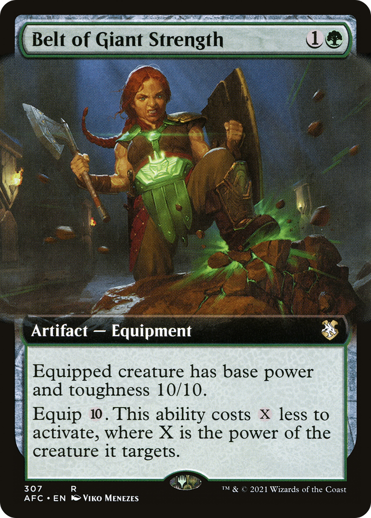 Image of Belt of Giant Strength (Extended Art) [Dungeons & Dragons: Adventures in the Forgotten Realms Commander]